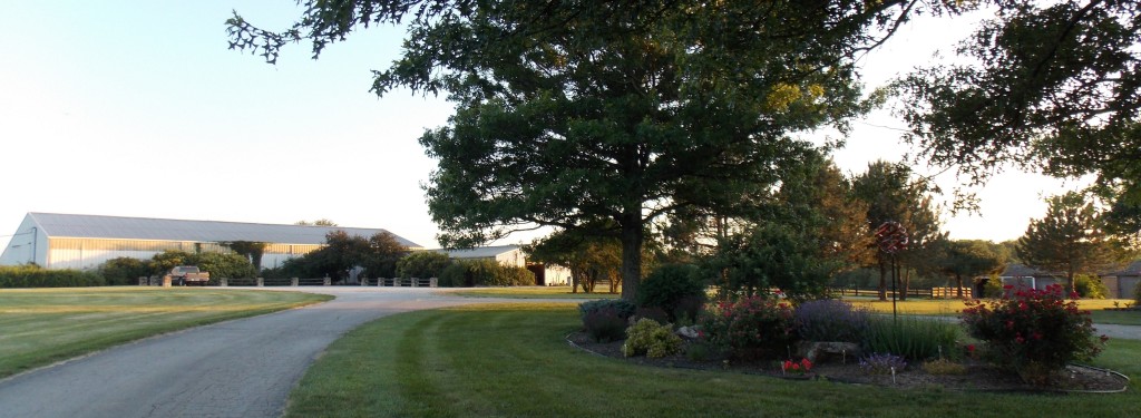 Freedom Hill stables barn and indoor arena